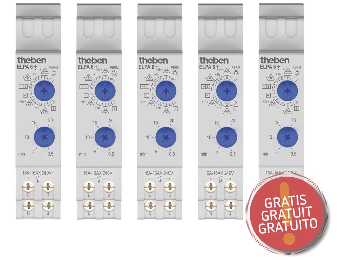 Aktionspaket Theben 4×ELPA 6 plus +1×gratis