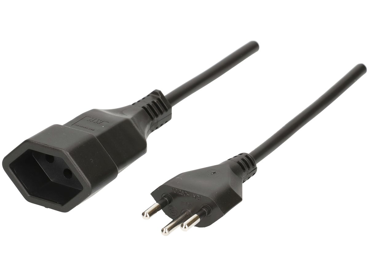 Verlängerungskabel MAX HAURI T12/T13 GDV 3×1.5mm² 0.5m schwarz