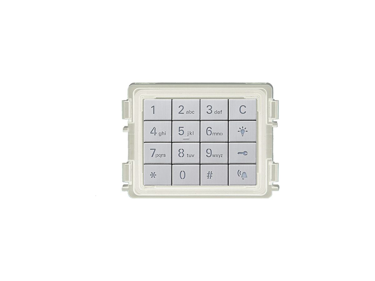 Tastatur-Modul ABB-Welcome A251382K-W-04 29×71×98mm weiss