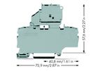 Sicherungsklemme WAGO 2L für G-Sicherung 5×20mm