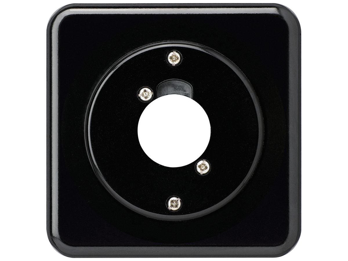 UP-Montageset für 1 XLR schwarz basico