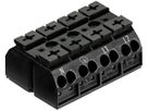 Anschlussklemme WAGO 4-L schwarz