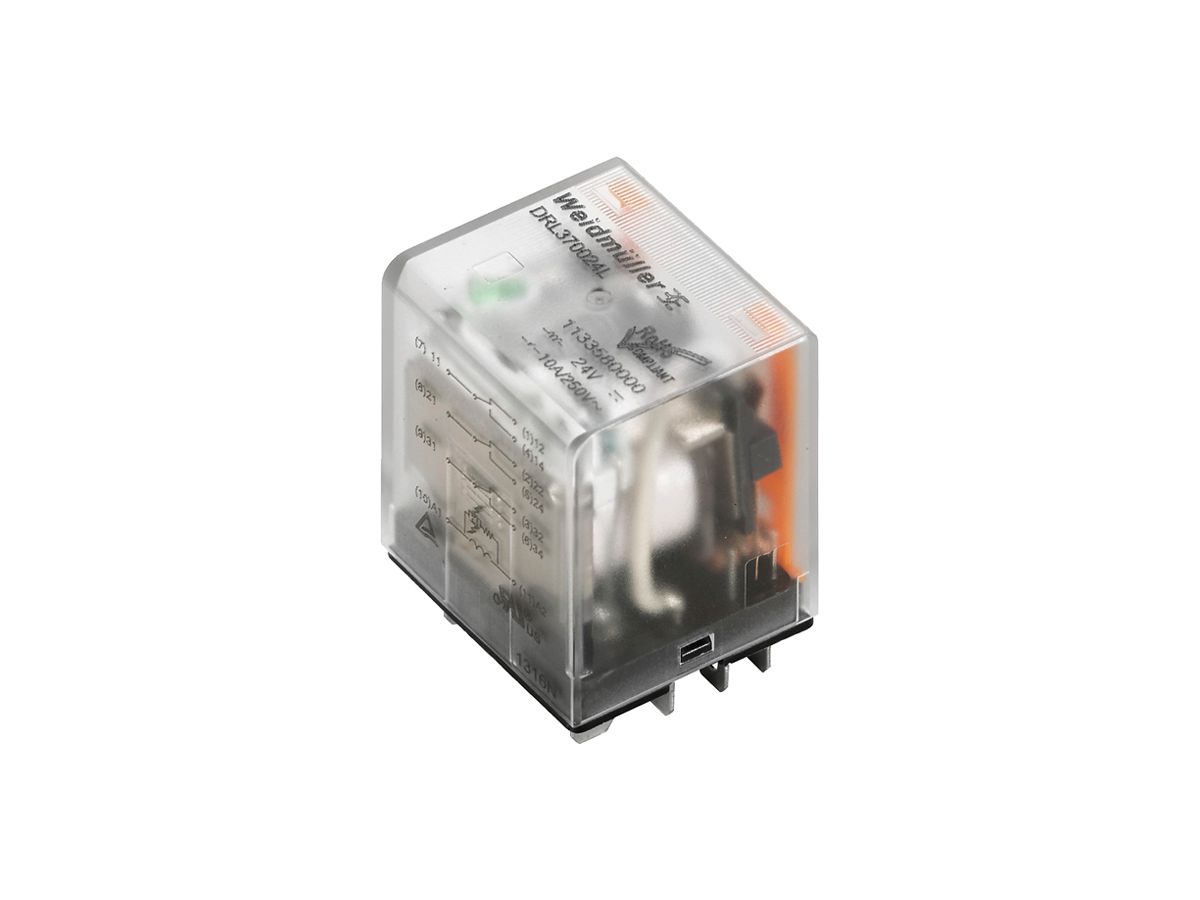 Relais WM DRL373024L 3CO AgSnO2 22.8…28.8VDC 10A/250VAC