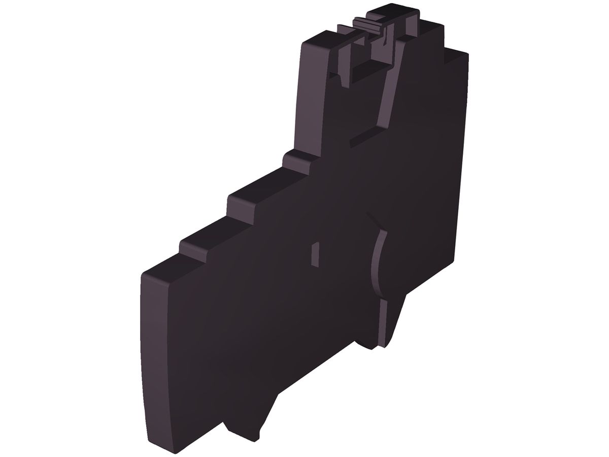 Trennwand Weidmüller maxGUARD AMG PP, 125×6.1mm, schwarz