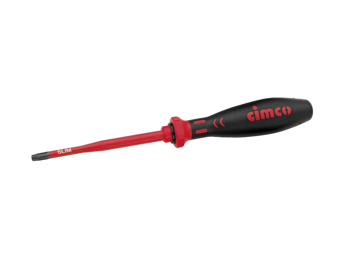 Schraubenzieher Torx CIMCO SLIM, T10×60mm, VDE, 10 000V
