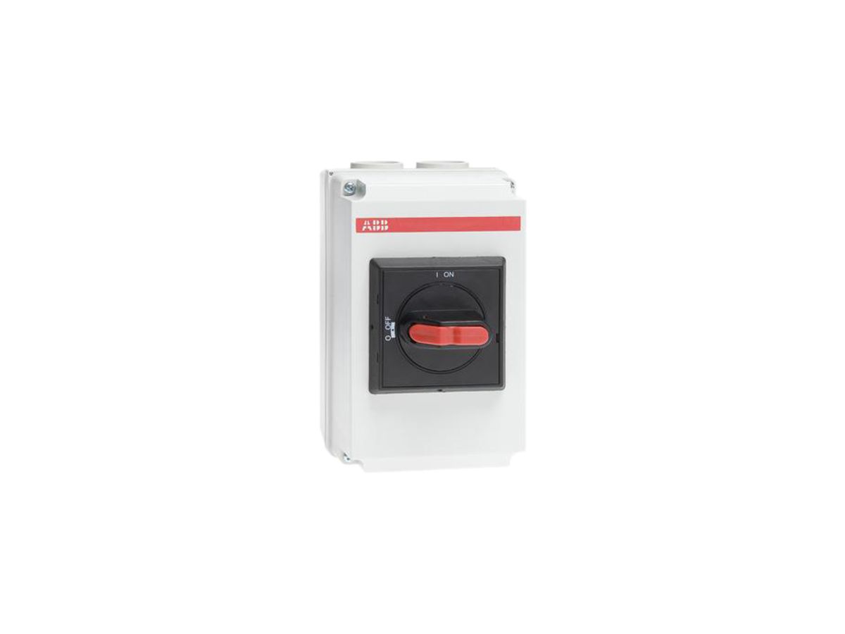 AP-DC-Sicherheitsschalter ABB, 4P 16A 1000V Kunststoffgehäuse Griff schwarz