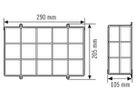 Schutzkorb ESYLUX SLE 100 205×295×105mm, weiss