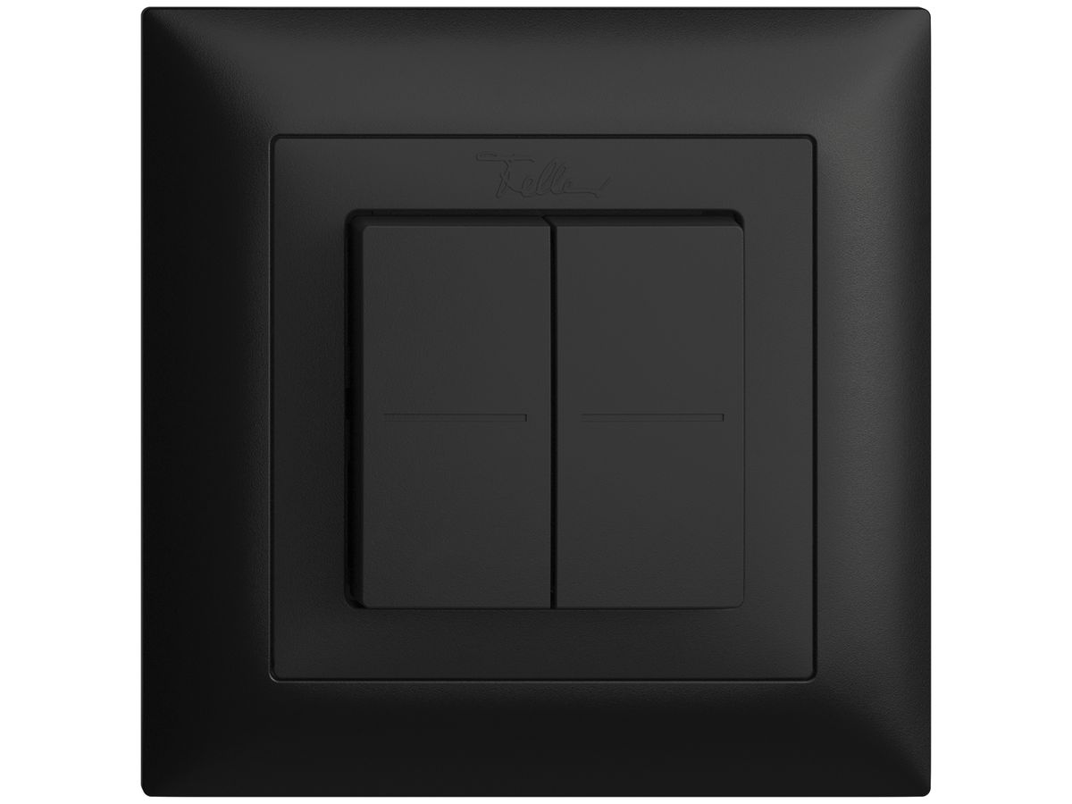 Funktaster Smart Light Control Feller EDIZIOdue FMI, Philips Hue 4K/2T, schwarz