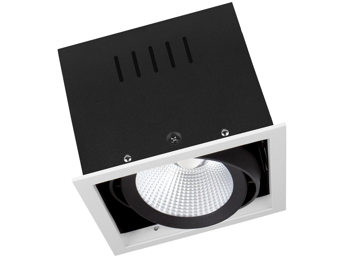 EB-LED-Leuchte LDV SPOT MULTI, 1×30W 4000K weiss/schwarz