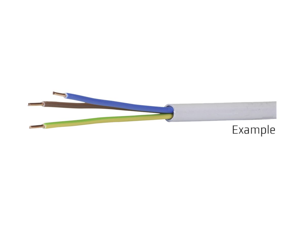FE0-Kabel 3×1.5mm² 2LPE grau Dca
