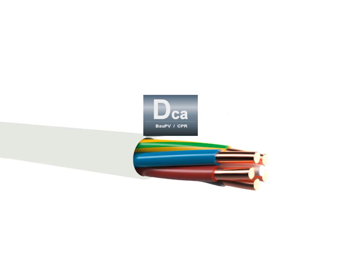 FE0 3x1.5mm² LNPE Dca weiss - Dca, s2 d2 a2