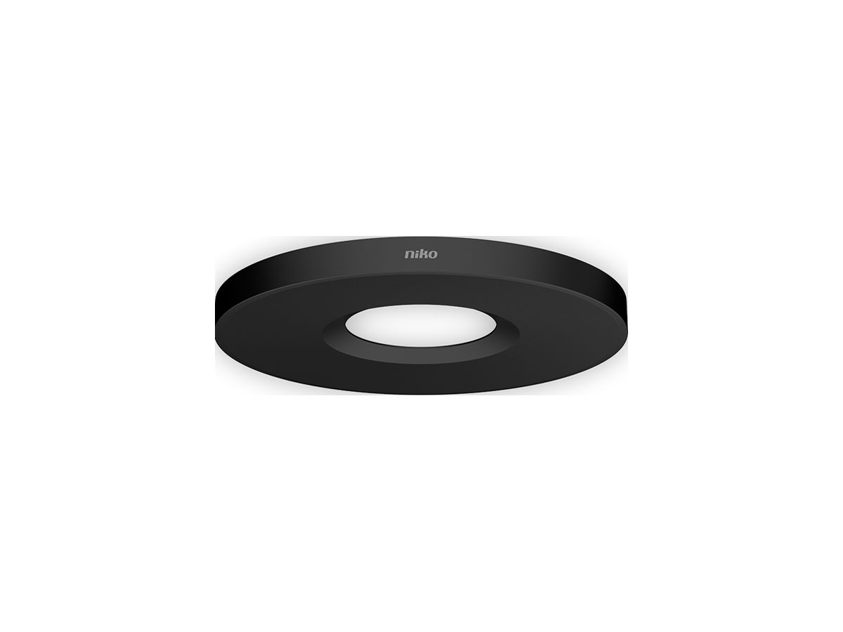 Dekoring Niko Ø 105mm für Melder 350-34902, schwarz