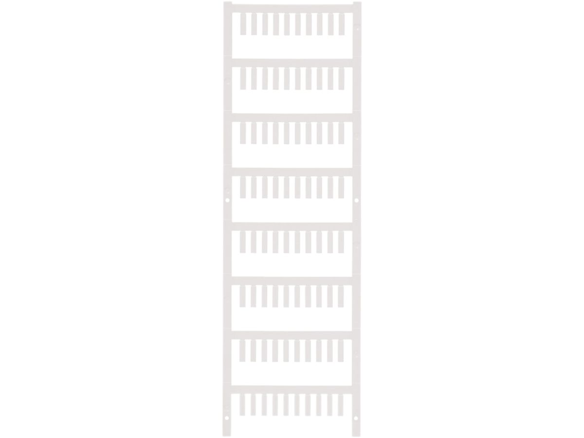 Leitermarkierer Weidmüller MultiCard SF für Ø1.7…2.1mm 12×3.2mm PA66 weiss