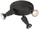 Spot SLV PURI 2.0 Basic CW GU10 3×6W DIM Ø180×71mm schwarz