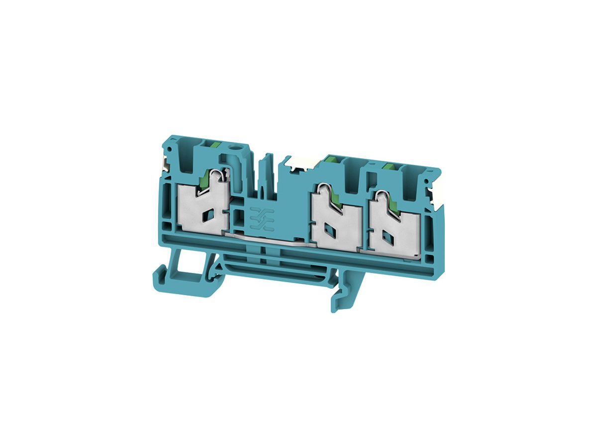 Durchgangs-Reihenklemme WM S3C 0.75…4mm² 32A/1000V Snap-in TH35 bl