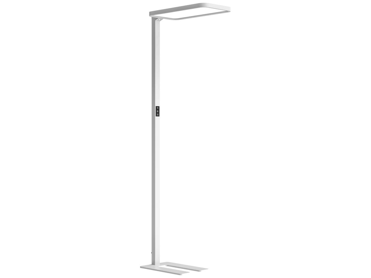 LED-Stehleuchte DOTLUX STUDIObutler 84W 10640lm 4000K PIR 1-10V DIM weiss