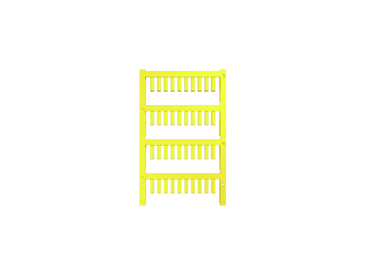 Leitermarkierer Weidmüller MultiCard VT SF für Ø1.7…2.1mm 12×3.2mm PA66 gelb