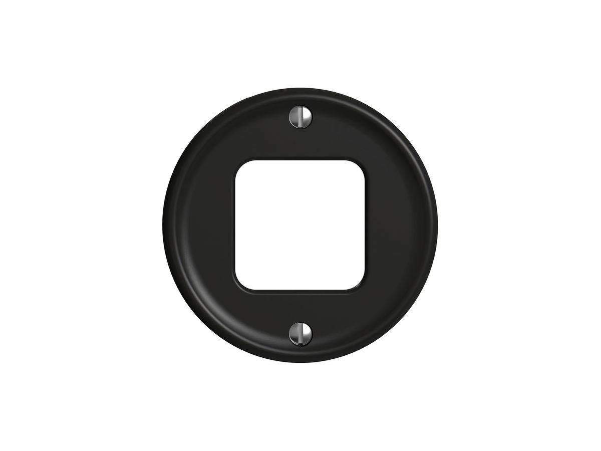 Abdeckset STANDARDdue Wiser SNAPFIX® Thermostat schwarz