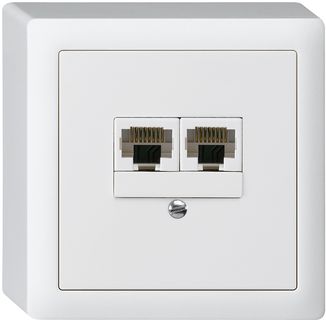 2×RJ45, Analog oder ISDN/Analog oder ISDN, getrennt