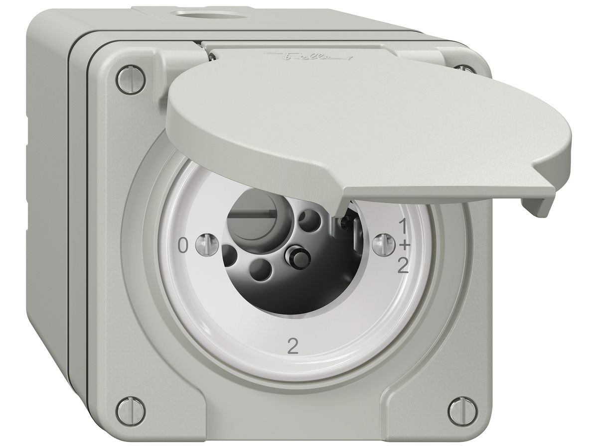 AP-Schlüsselschalter NEVO SNAPFIX® Serienschalter 16A 400V 0-1-1+2-2 lgu