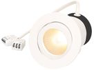 EB-LED-Spot Disc230 7W 230V 570lm 3000K Loch-Ø68mm weiss 36°
