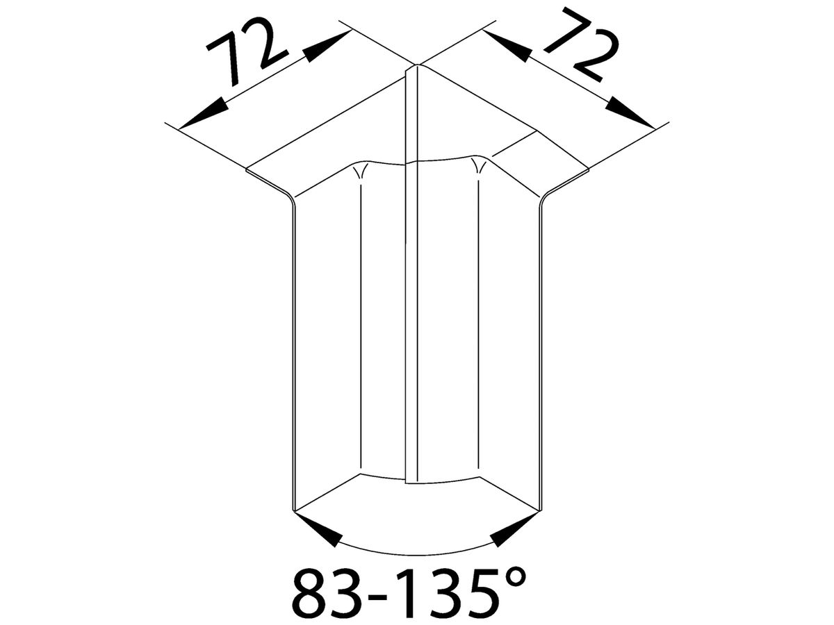 Inneneck tehalit SL20115, verkehrsweiss