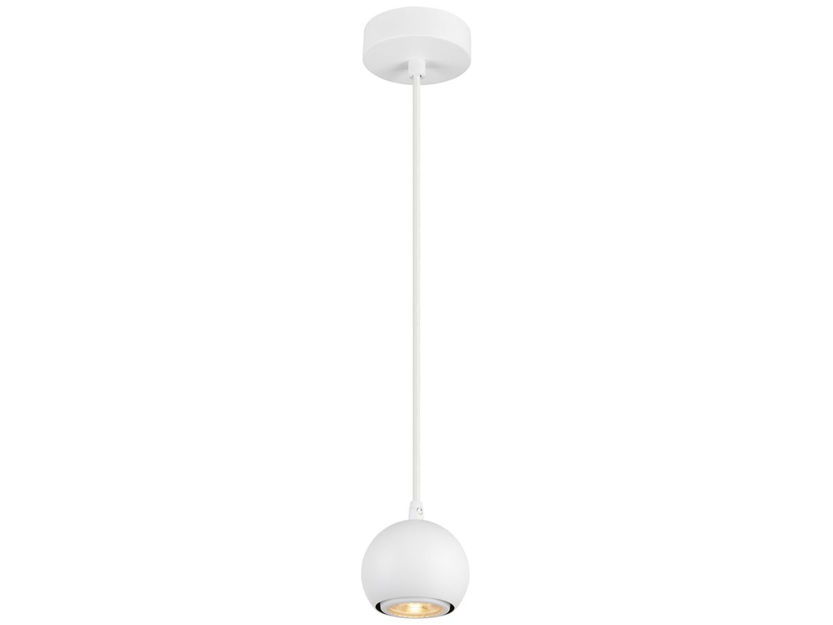 Pendelleuchte SLV LIGHT EYE 90 GU10 1×6W DIM Ø89mm weiss
