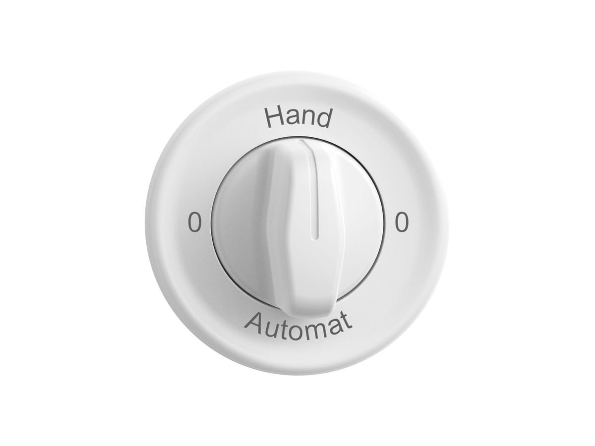 Montageset STANDARDdue SNAPFIX® f.Drehschalter m.Griff 0-Hand-0-Automat ws