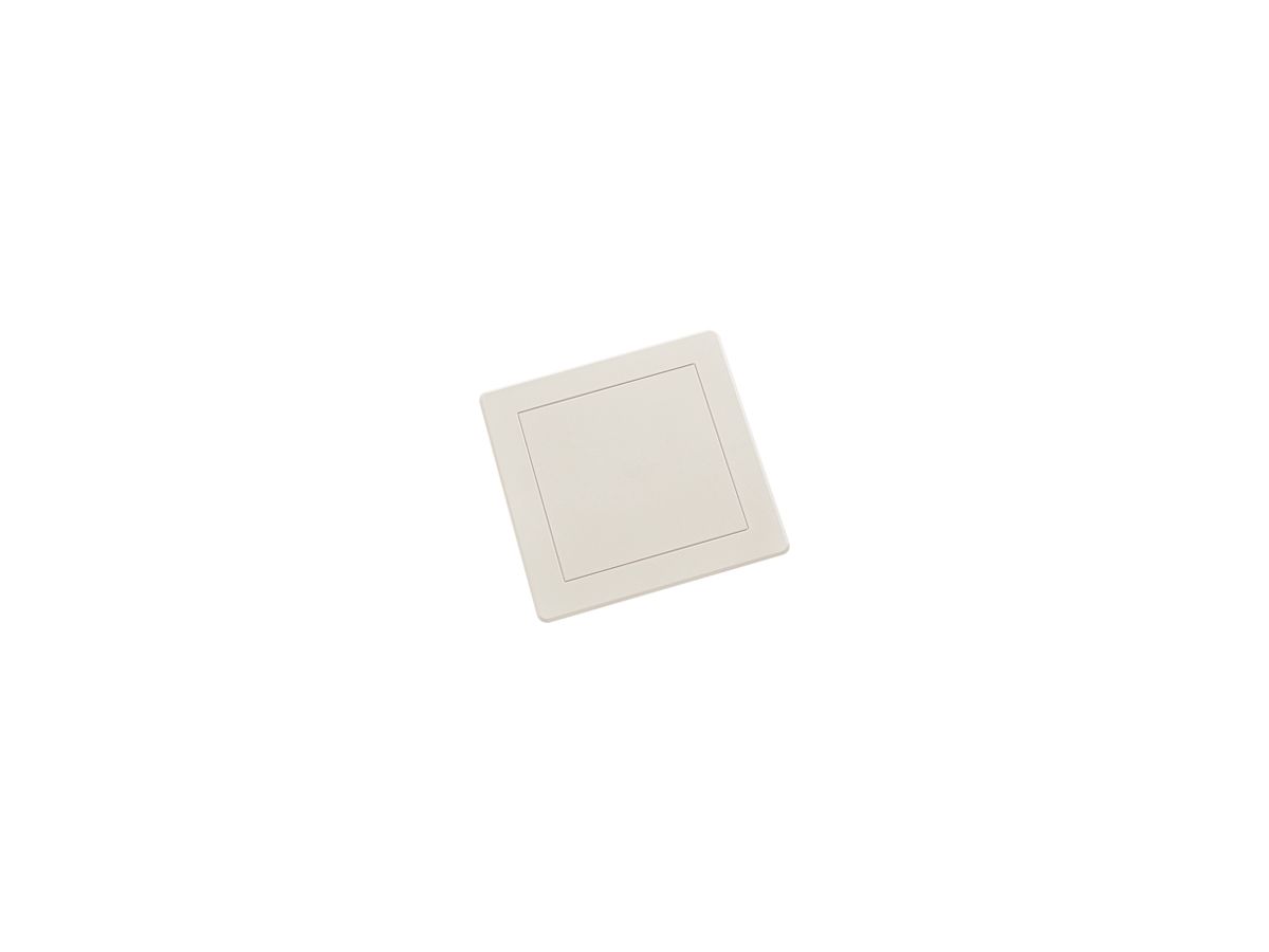 Steckdeckel HSB Weibel 130×130mm Design EDIZIO.liv Kunststoff crema