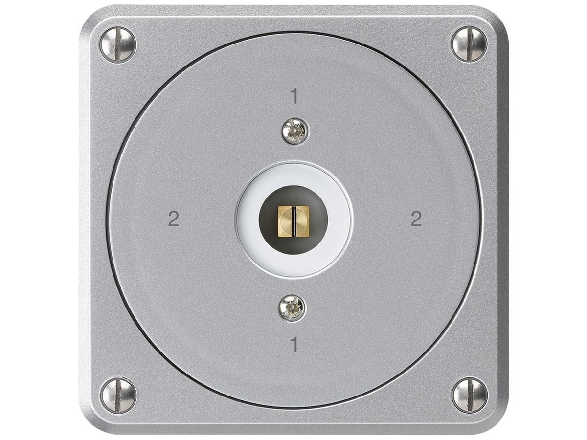 UP-Steckschlüsselschalter robusto ohne Klappdeckel 3/1P aluminium Vierkant