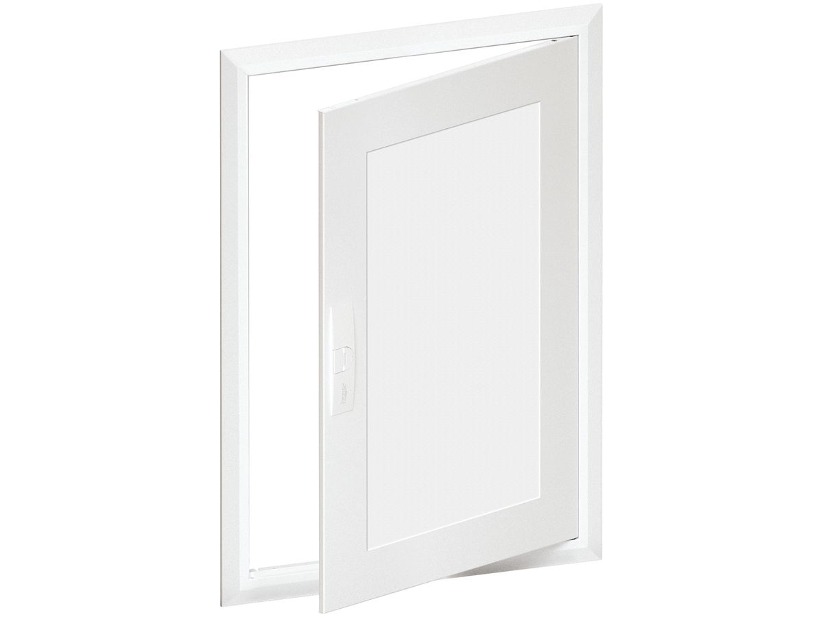 Blendrahmen mit Tür Hager univers 603×853×12mm IP30 reinweiss für FW52U