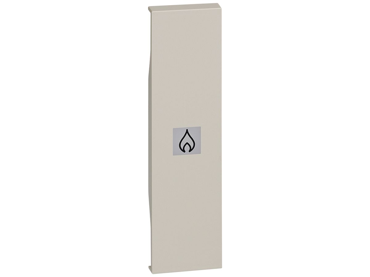 Tastenabdeckung Living Now 1 Modul mit Symbol Heizung sand