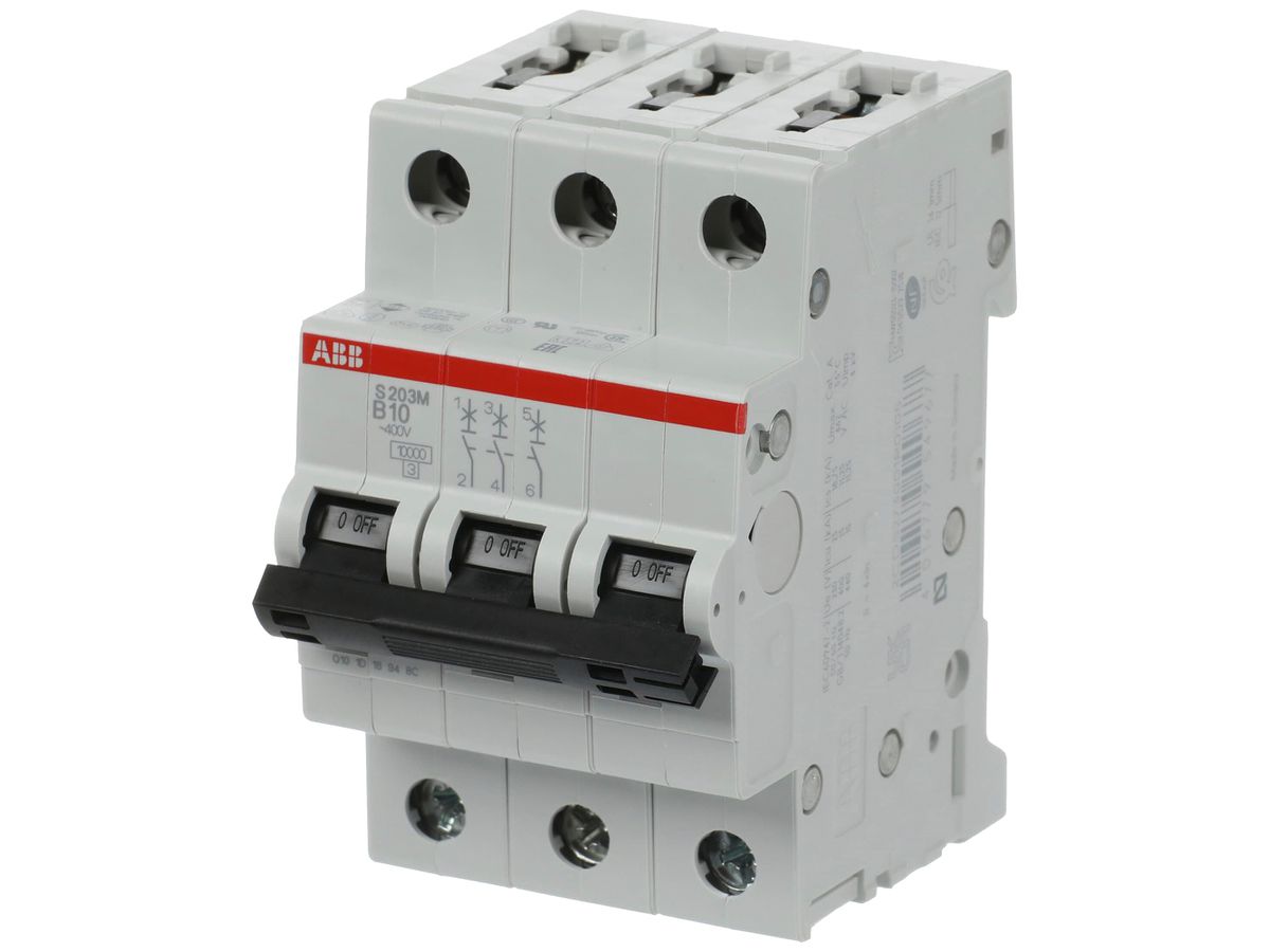 Leitungsschutzschalter ABB S203M-B10 10A B 10kA
