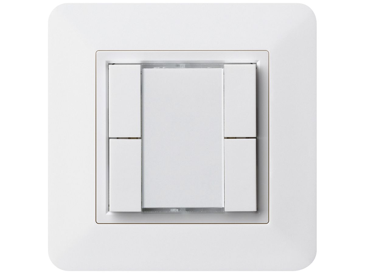 UP-Universaltaster 4×kallysto.trend ohne LED weiss