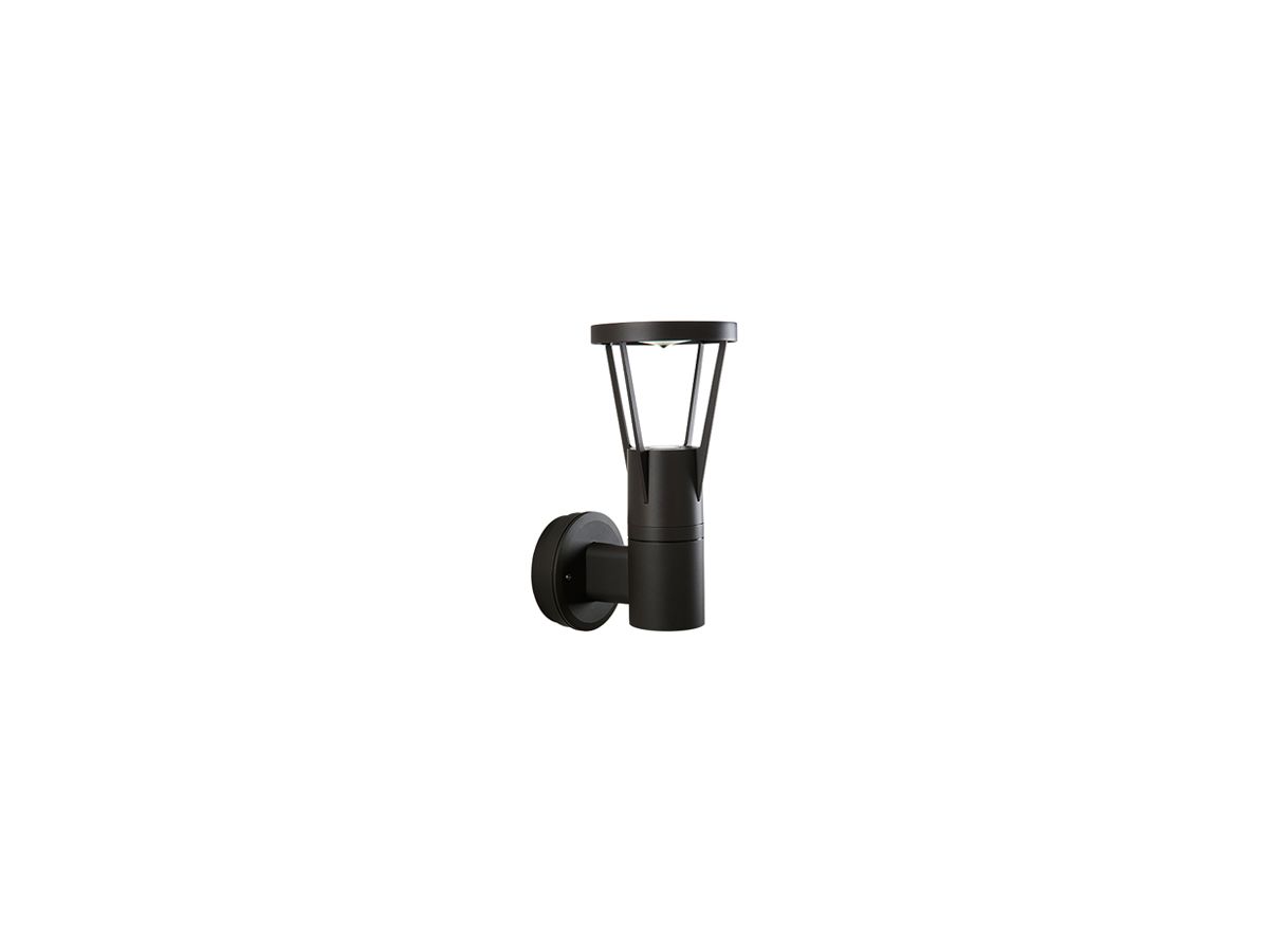 LED-Wandleuchte SG Arco Air GU10 1×6W 75lm 927 IP54 DIM dir./ind. Ø160mm an