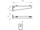 Wand-/Stielausleger Bettermann AW G 15 31 FT 310mm tauchfeuerverzinkt