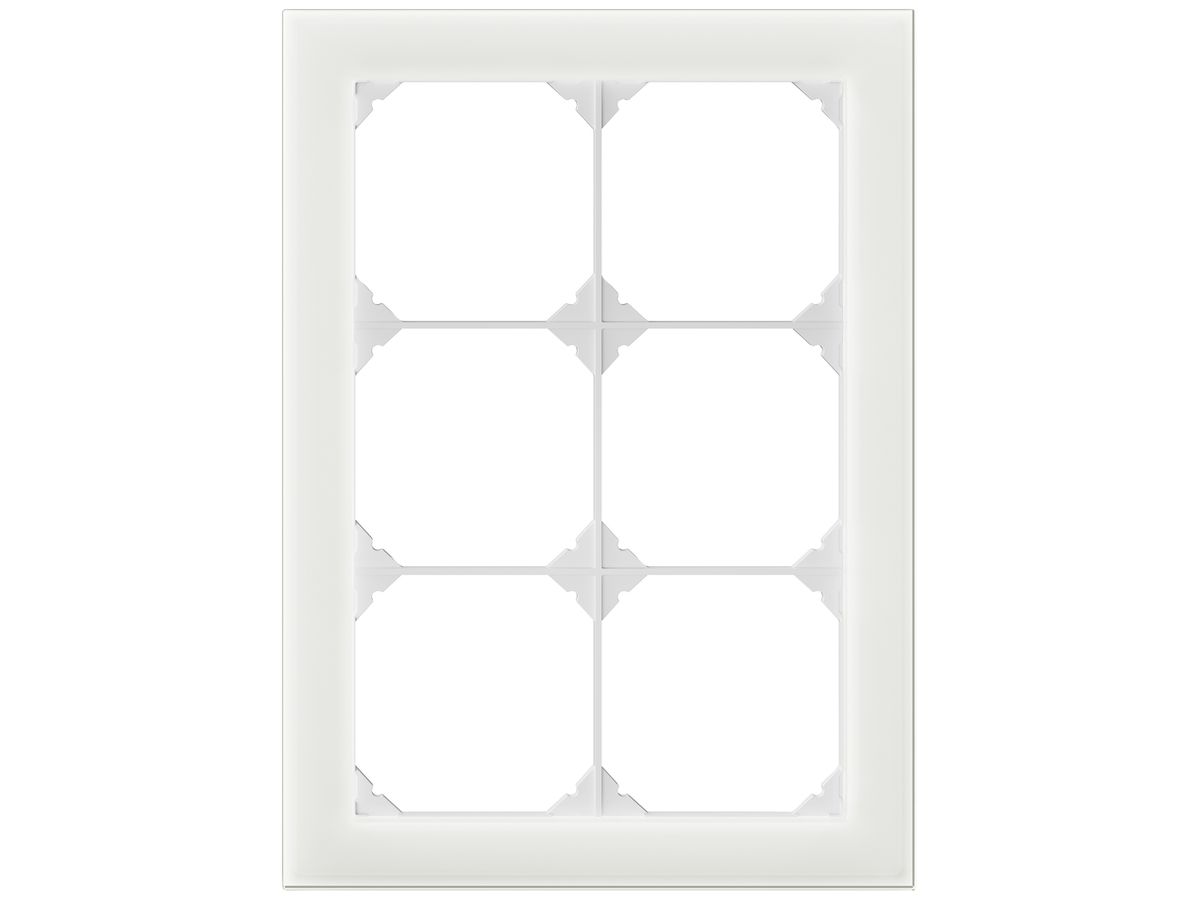 UP-Kopfzeile EDIZIO.liv prestige SNAPFIX® 3×2 214×154mm glas weiss