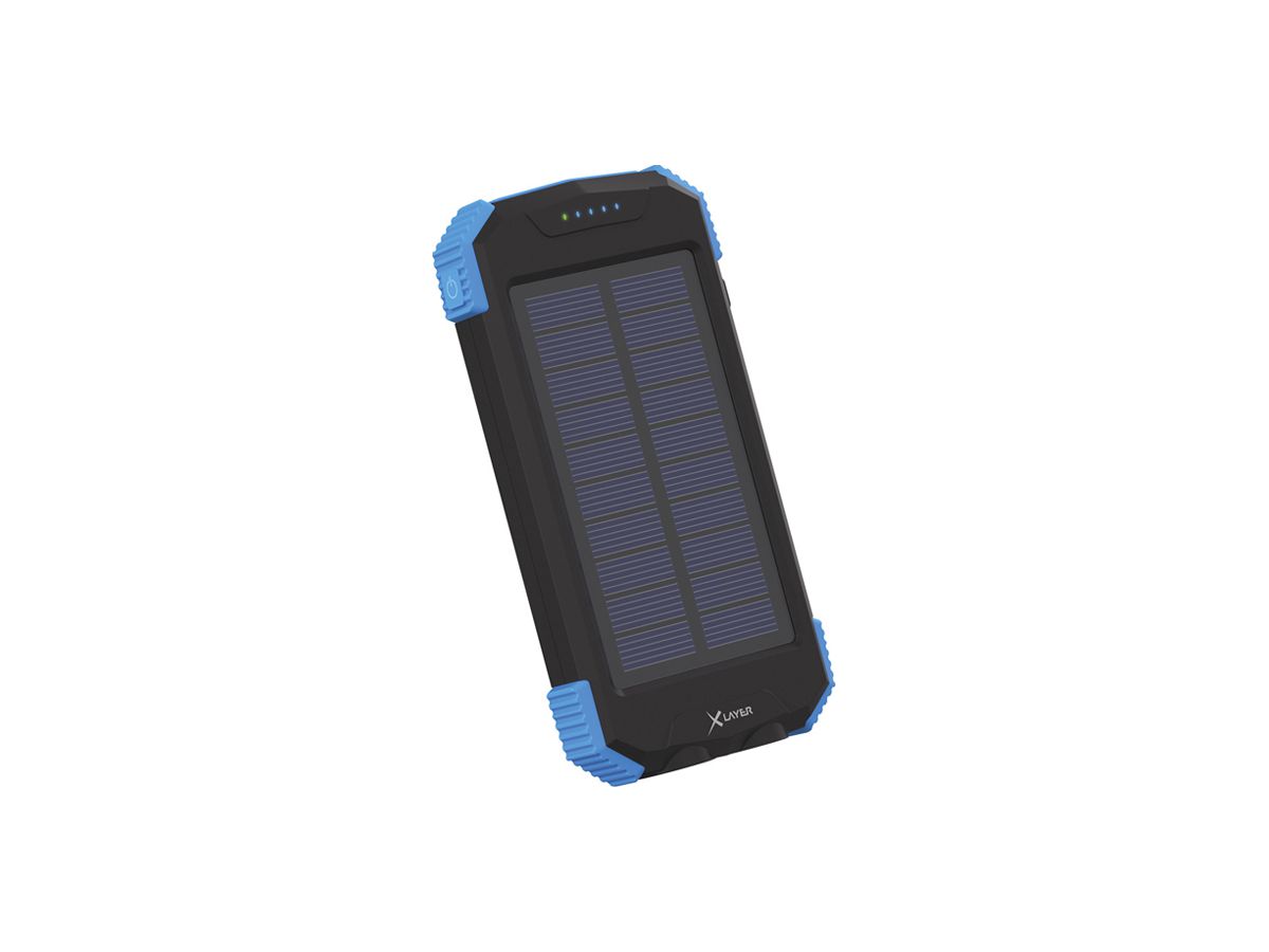 Powerbank XLayer PLUS SolarWireless 10000mAh USB-A ≤2.1A 150×77×22mm 265g
