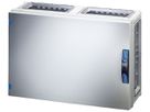 Apparategehäuse Hensel FP 0450 grau leer mit Türe offen 540×360×186mm