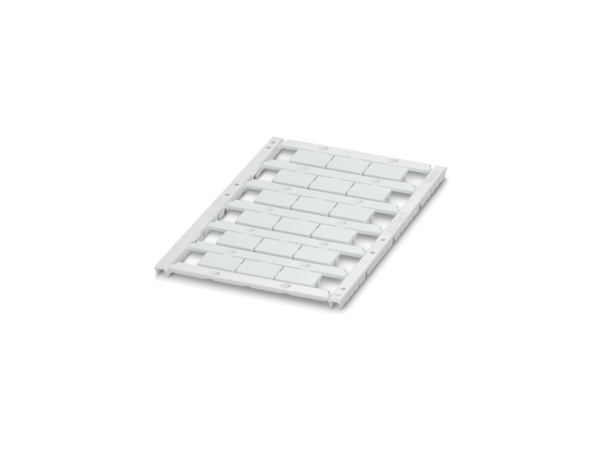 Bezeichnungskarte UCT-TM 16 weiss für Klemmen 14.8×9.6mm