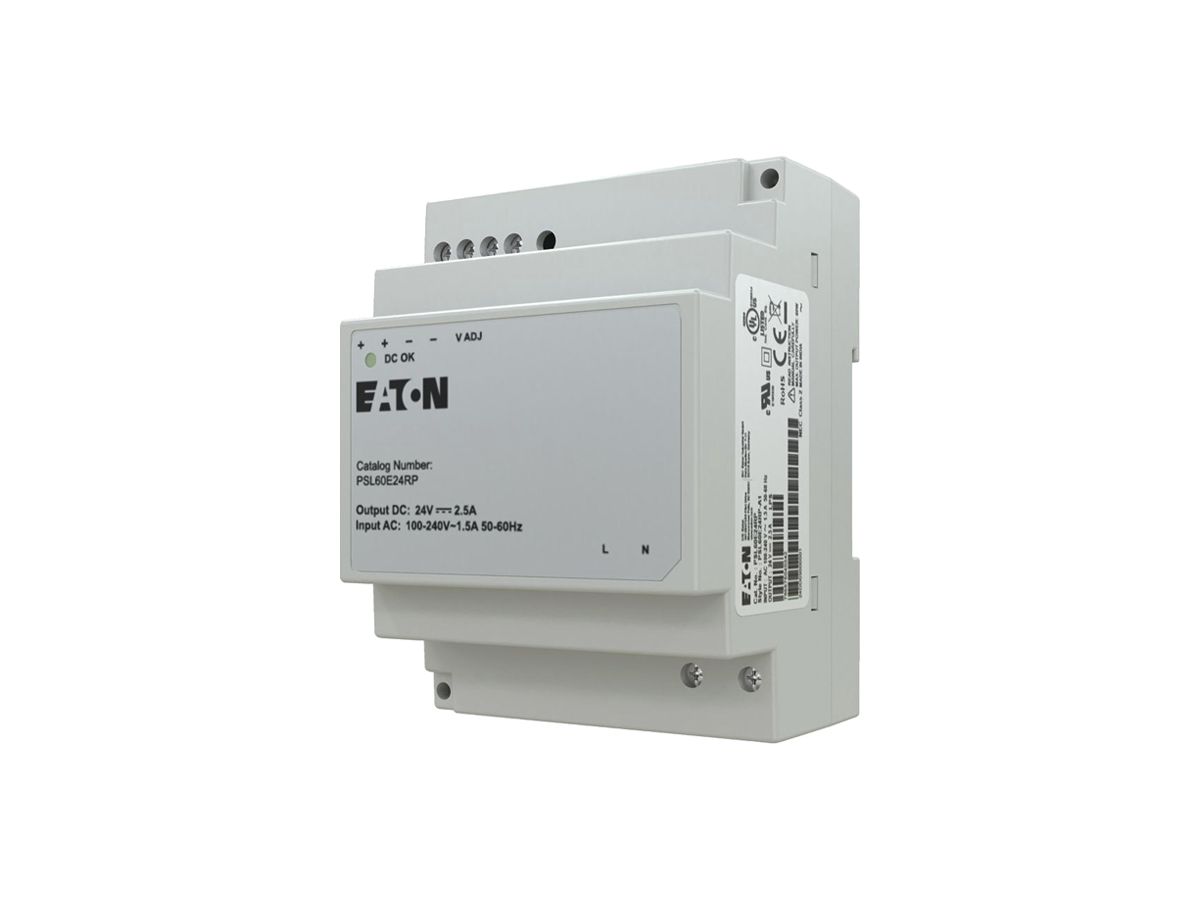 REG-Netzteil Eaton PSL60E24RP 90…264VAC/125…375VDC 24VDC 60W