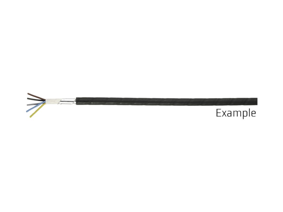 Kabel NN-CLN 5×35mm² LNPE schwarz Dca