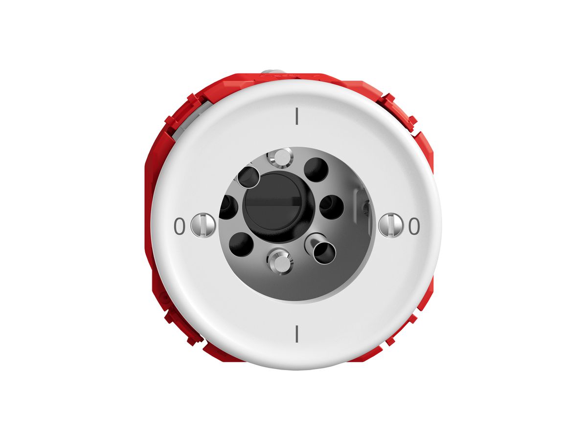 Drehschalter STANDARDdue SNAPFIX® Ausschalter 0/1L ohne Zylinder ws
