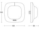 EB-Präsenzmelder Steinel Quattro PIR HD DALI-2 APC 360° h=2.8m 64m²+400m²