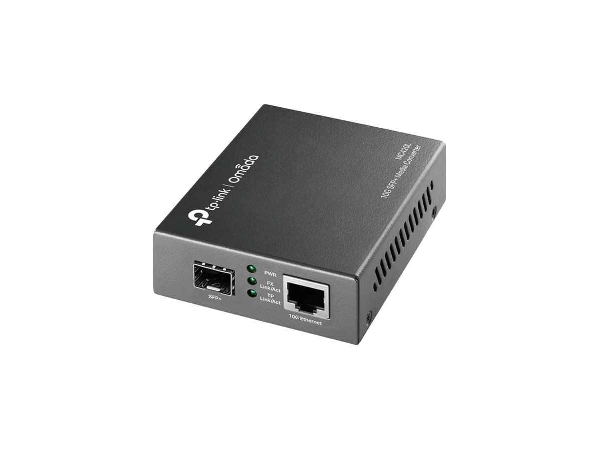 Konverter TP-Link Omada MC220L 1×RJ45-GbE ↔ 1×SFP 9VDC