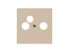 Frontplatte kallysto 60×60mm beige für R/TV-NET
