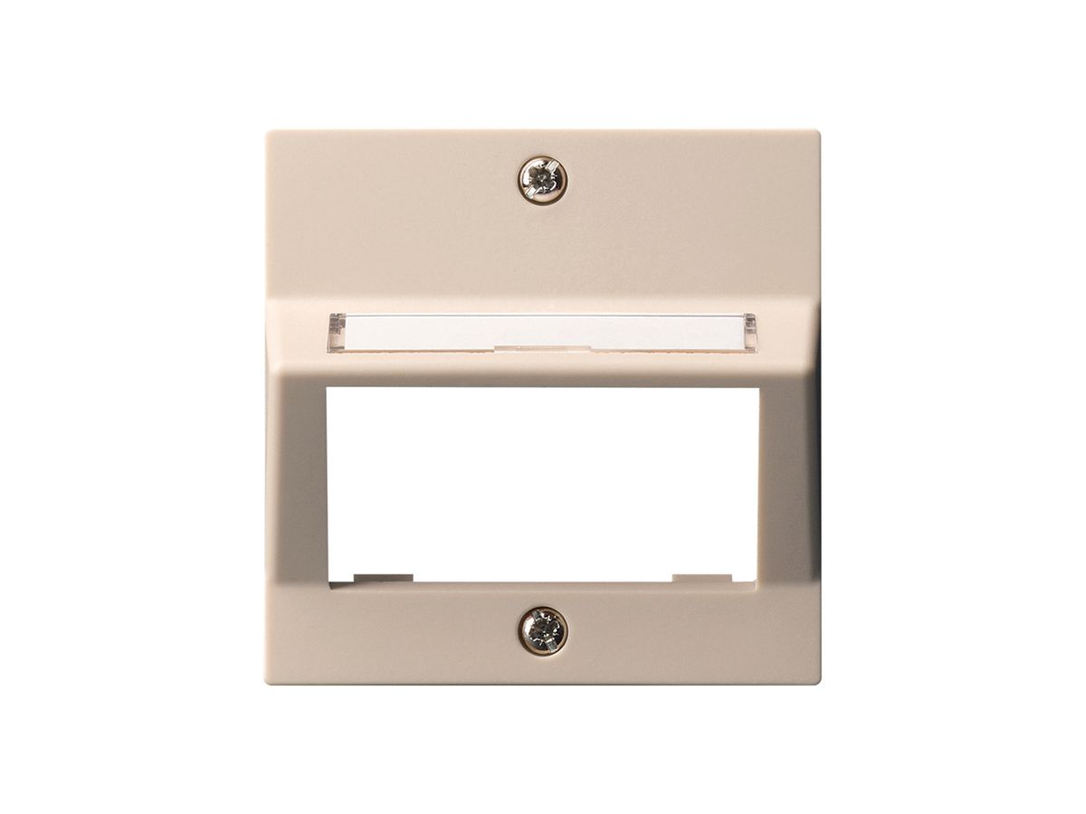 Frontplatte kallysto für Multimedia-Modul Schrägauslass Thermoplast beige