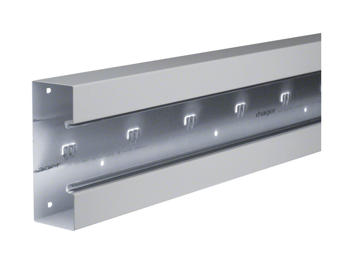 Brüstungskanal tehalit BRS 170×65×2000mm Oberteil 80 Stahl Zink