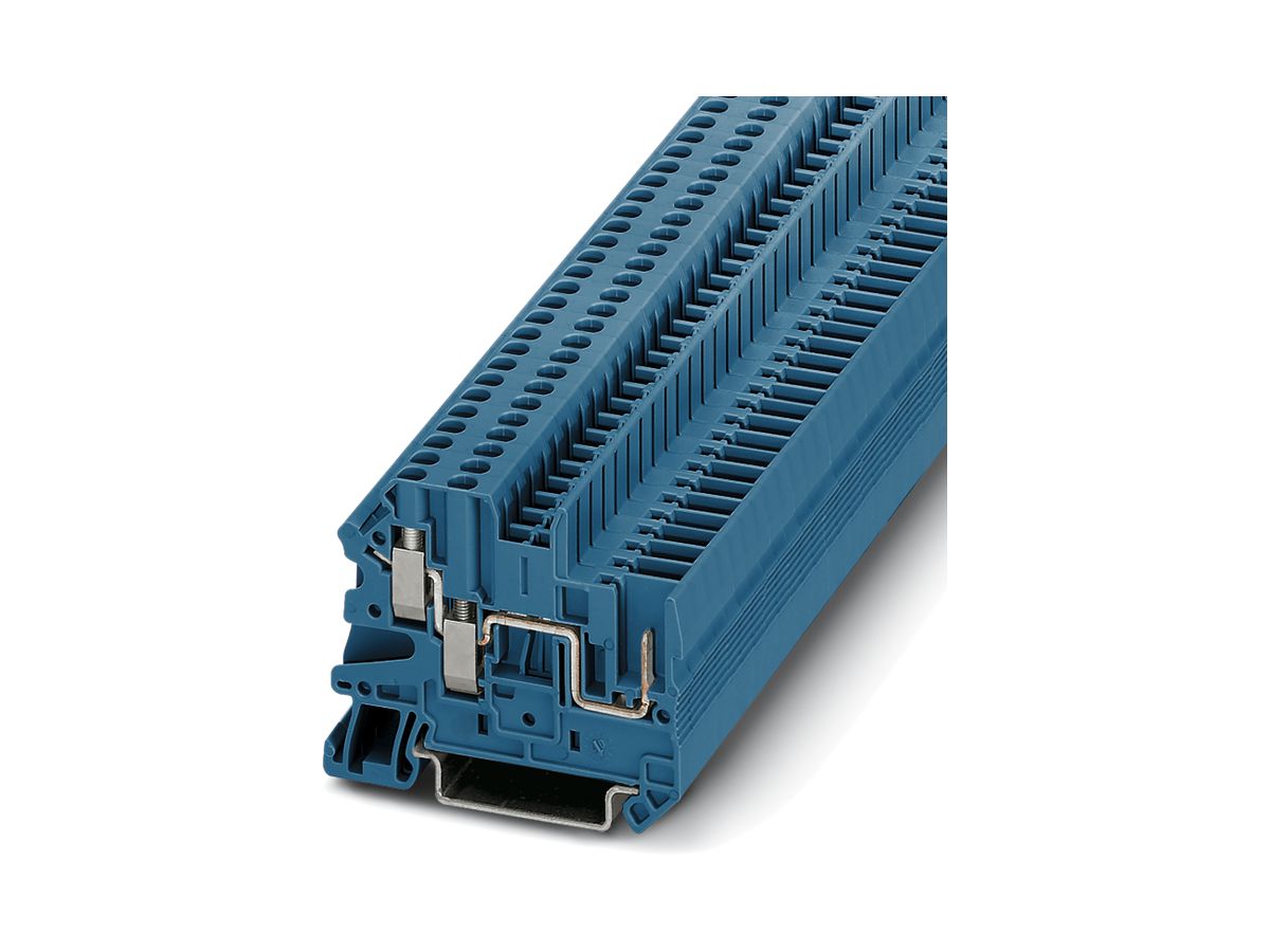 Durchgangsreihenklemme 0.14…4mm² blau UT 2.5-TWIN/1P BU