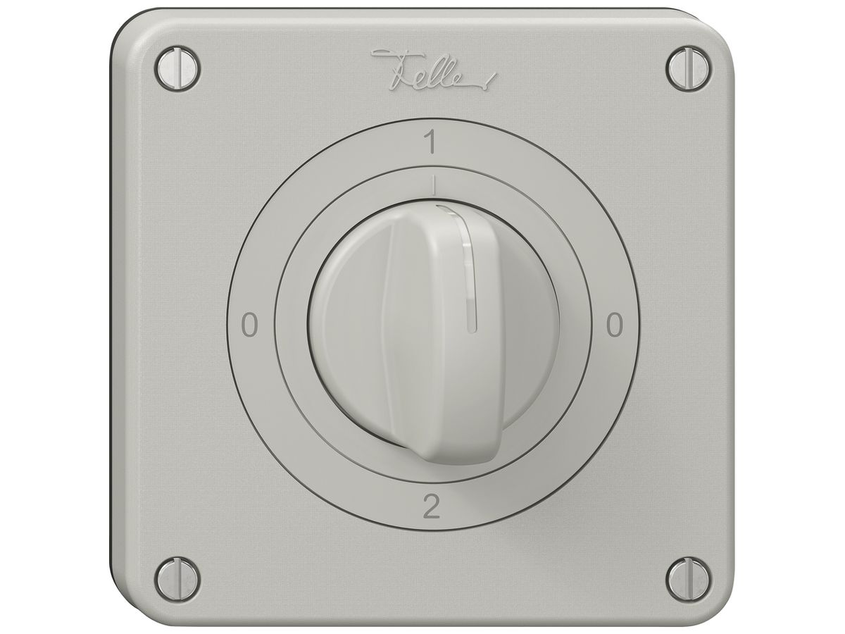 Drehschalter NEVO SNAPFIX® Umschalter 16A 400V 0-1-0-2 lgu